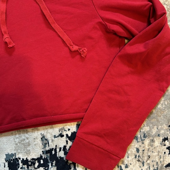 DIRASS Women's Long Sleeve Cropped Hoodie Casual Pullover Active Top Sweatshirt - Picture 3 of 16